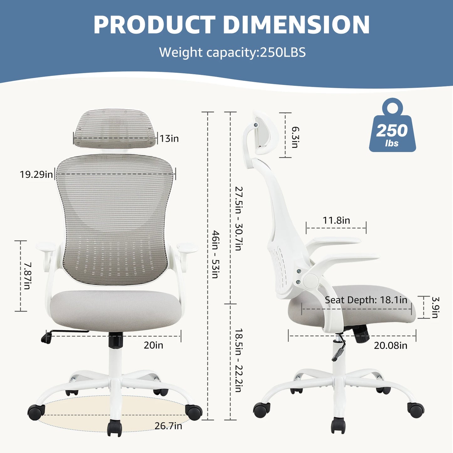 Lumina Ergo Chair - 3 Colors